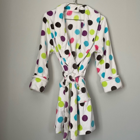 Croft & Barrow Polka Dot Robe. Women’s S. - Picture 5 of 9